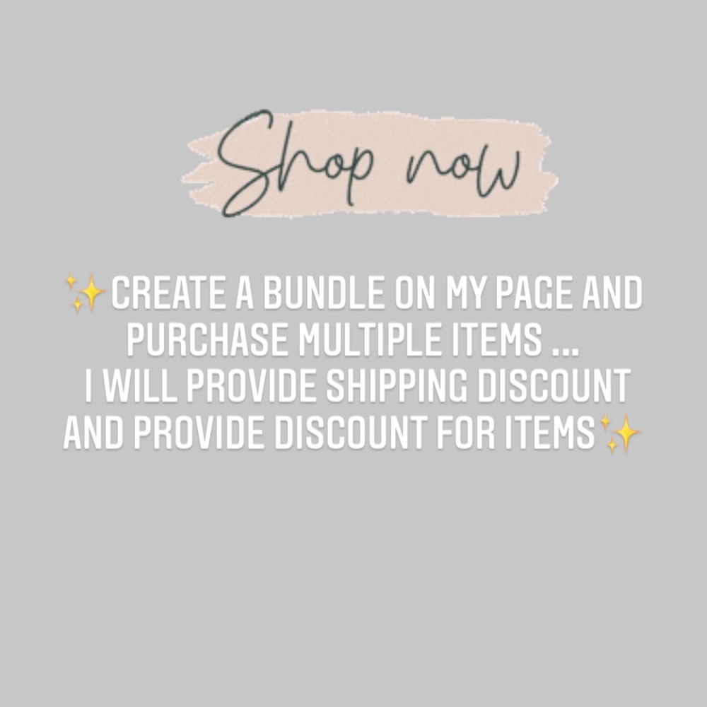 Create Bundle w/ multiple items !